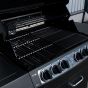 KOBE Gasolgrill STYLE PLATINUM,BLACK EDITION 4 brännare och sidobrännare,  145x61x116cm