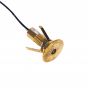 FTLIGHT SAUNASET PLATINUM 9-delad MÄSSING, 180°C kabel, 3x3m 3x4m 3x5m, färdig att installeras, 3500K