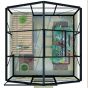 Lykke Växthus Glass 3,8m2 svart | Växthus