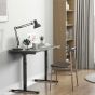 Lykke höj och sänkbart skrivbord M100, svart, 120 x 60 cm