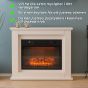 Lykke Elkamin L, 2000W, Vit
