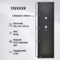 Trekker Vapenskåp för 6 vapen AS600, svart
