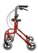 Rollator Mauno, röd