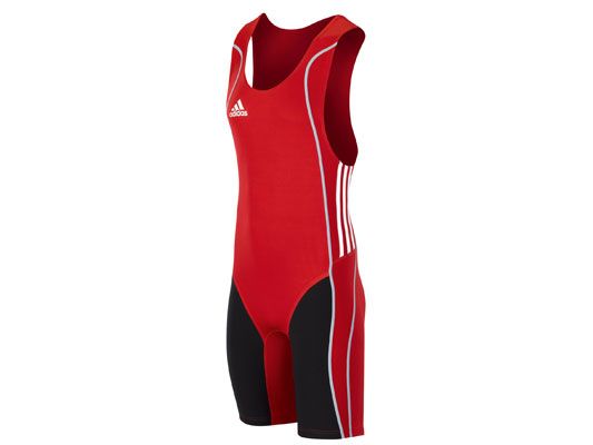 Adidas W8 tyngdlyftartrikå, röd