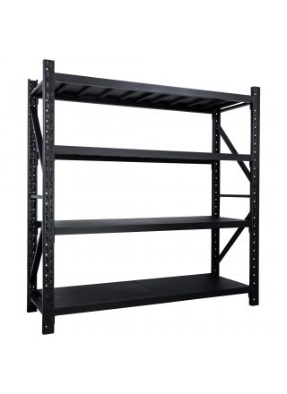 Fornorth Lagerhylla 800kg, 200x60x200cm, Svart