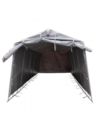Fornorth Garagetält 2x3m, ljusgrå