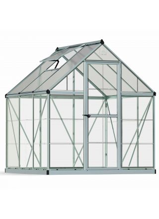 Palram-Canopia Växthus Hybrid, 3,4m², 6x6, silver