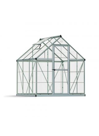Palram-Canopia Växthus Harmony, 3,4m², 6x6, silver