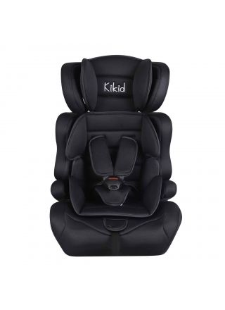 Kikid Bilbarnstol Basic, 9-36 kg Black Edition