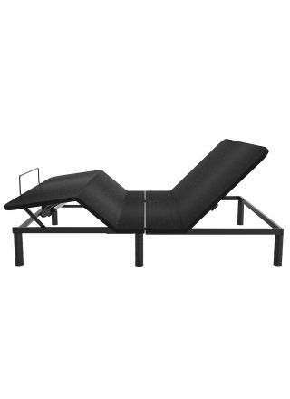 Lykke Ställbar säng Nordic Deluxe 90x200cm, svart