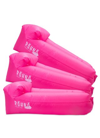 Röhnö Chill luftsoffa 3st kompispaket, Pink