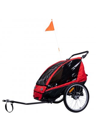 Trekker cykelvagn för 1-2 Barn Pro