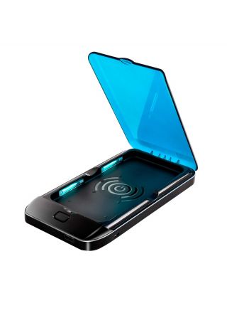 UV-sterilisering för telefon med trådlös laddare och batteri