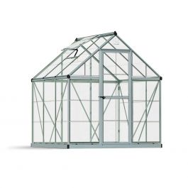 Palram-Canopia Växthus Harmony, 3,4m², 6x6, silver