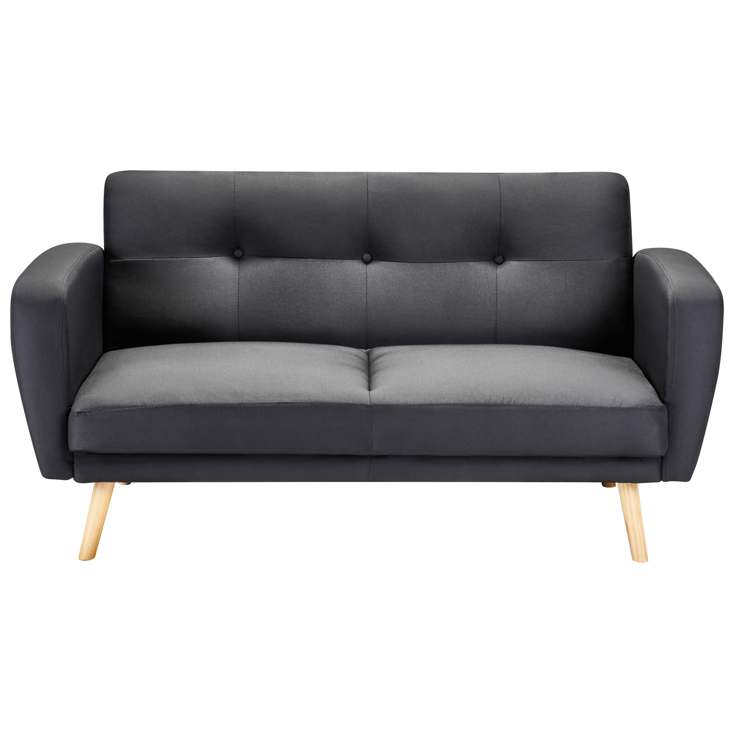 Bäddsoffa 2-sits FLORLI Svart