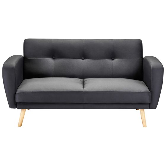 Bäddsoffa 2-sits FLORLI Svart