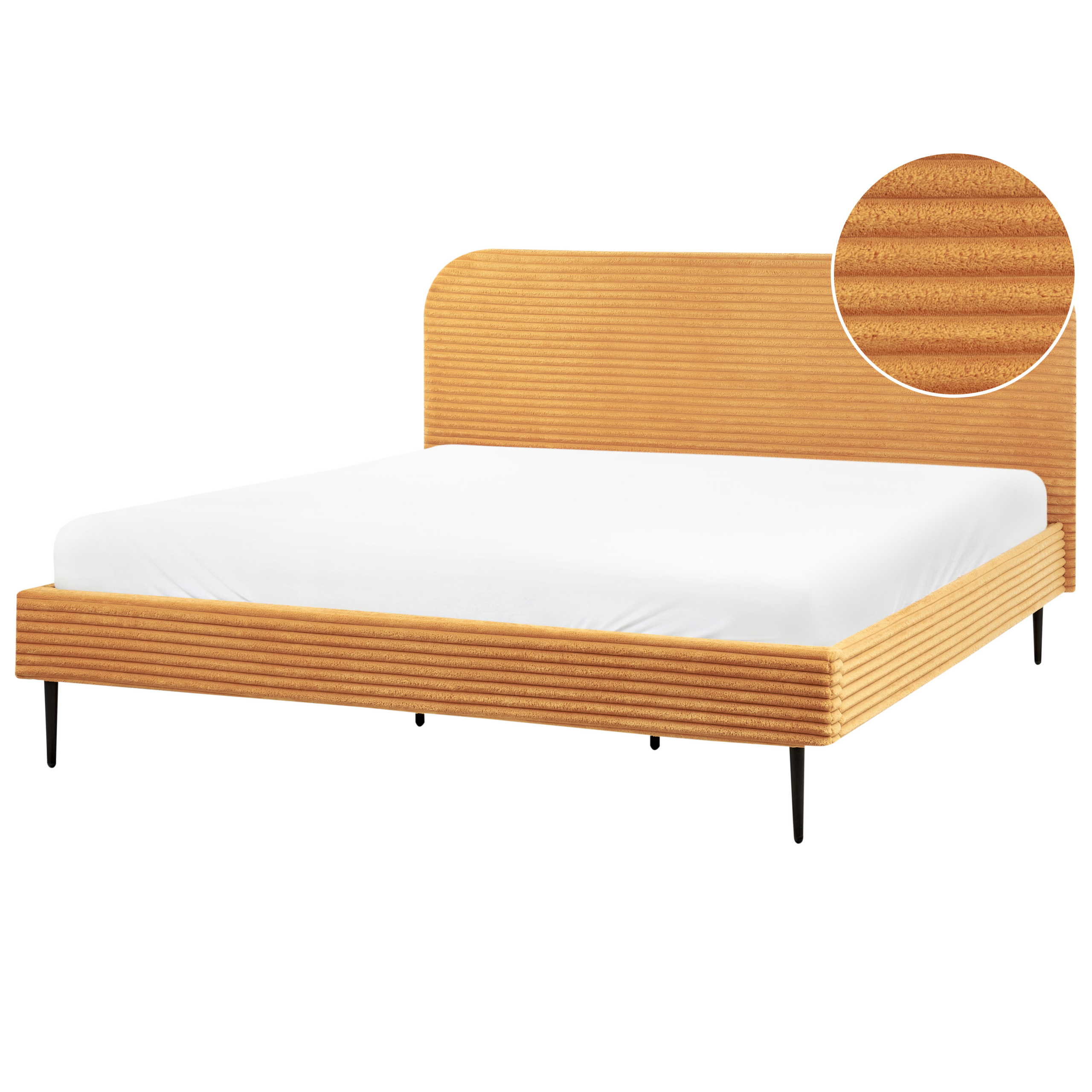 Säng med lamellram Manchester FLAYAT 180 x 200 cm Orange