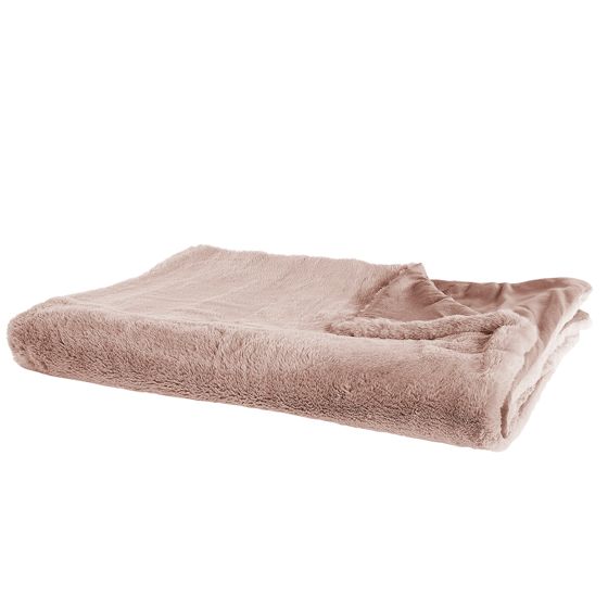 Pläd CHAAB 200 x 220 cm Rosa