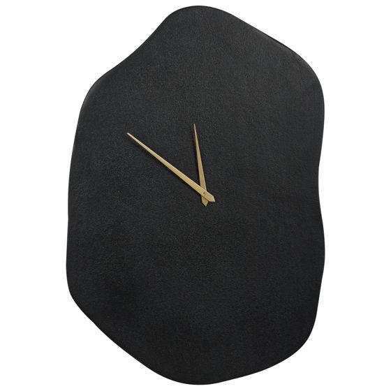 Väggklocka GANGES 50 cm Metall Svart