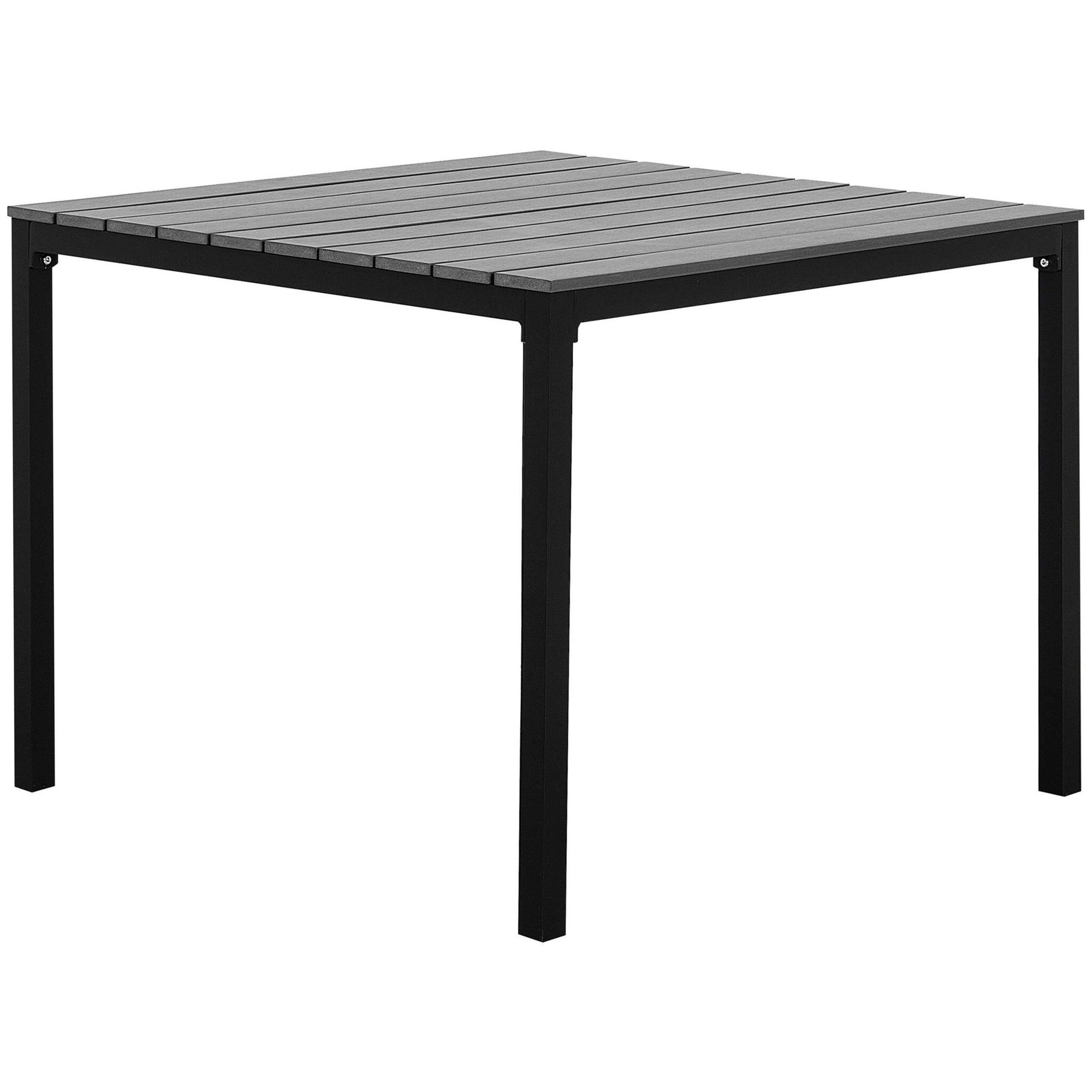 Trädgårdsmatbord PRATO 95 cm 95 cm Grå