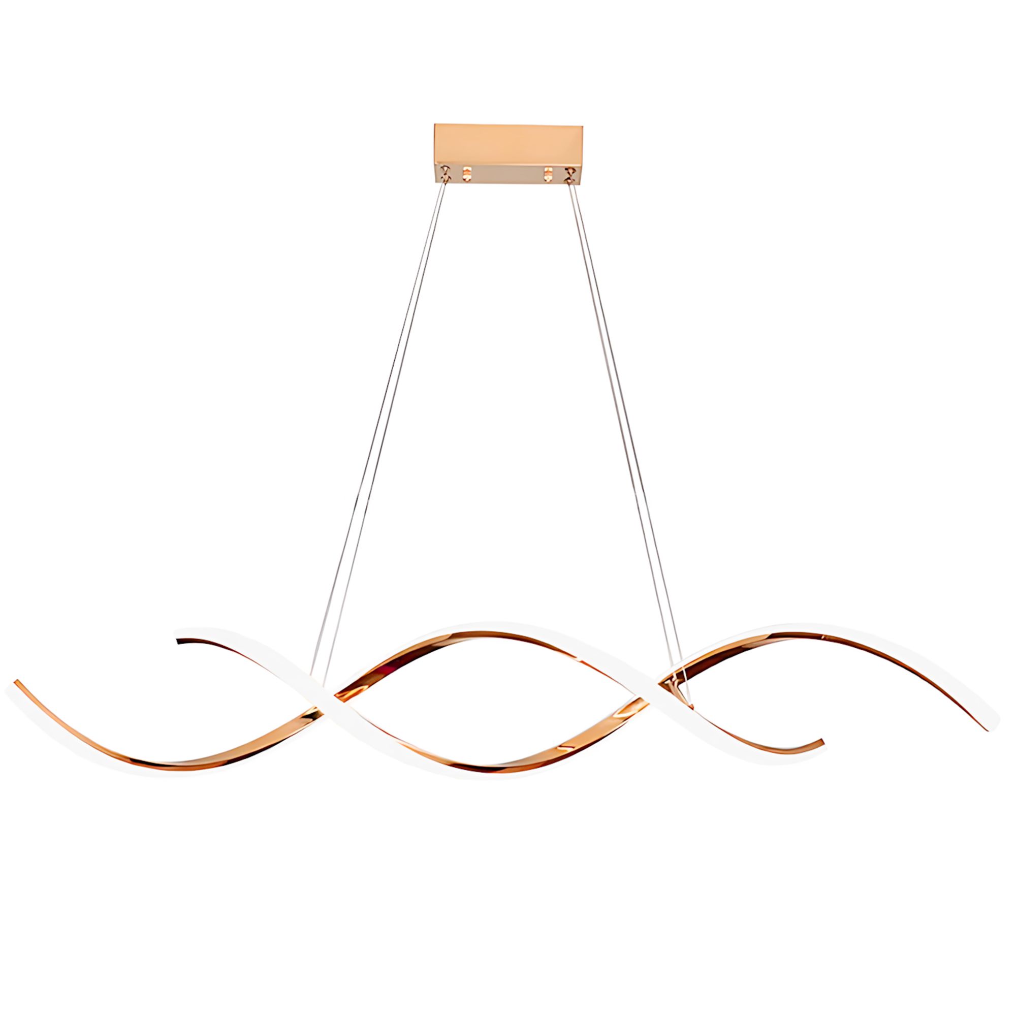TOOLIGHT hängande taklampa LHJ021-CP LED Roséguld 110x16x30cm