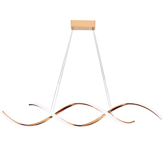 TOOLIGHT hängande taklampa LHJ021-CP LED Roséguld 110x16x30cm