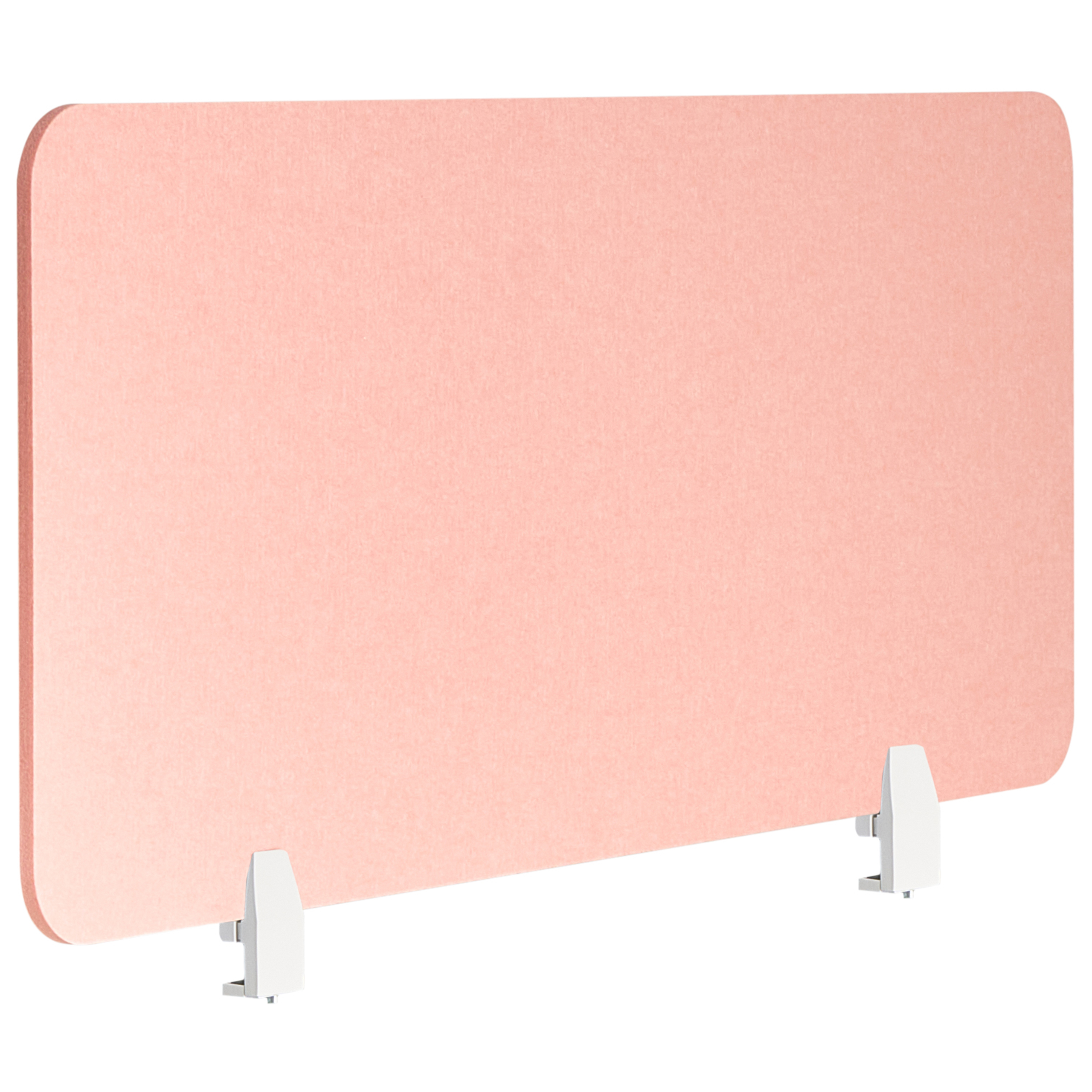 Skiljevägg för skrivbord SPLIT 120 x 50 cm Persikorosa