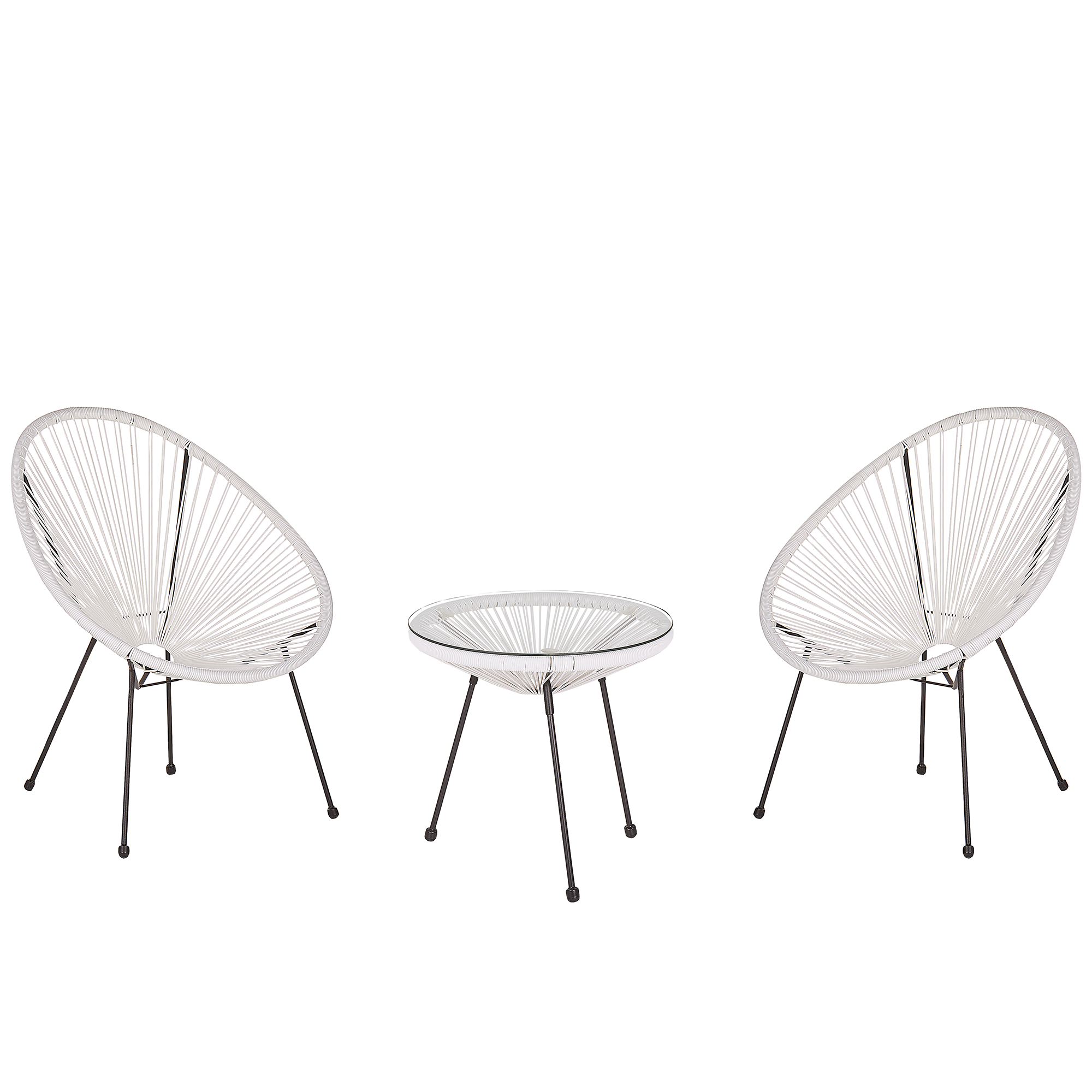 Caféset ACAPULCO II Konstrotting Vit