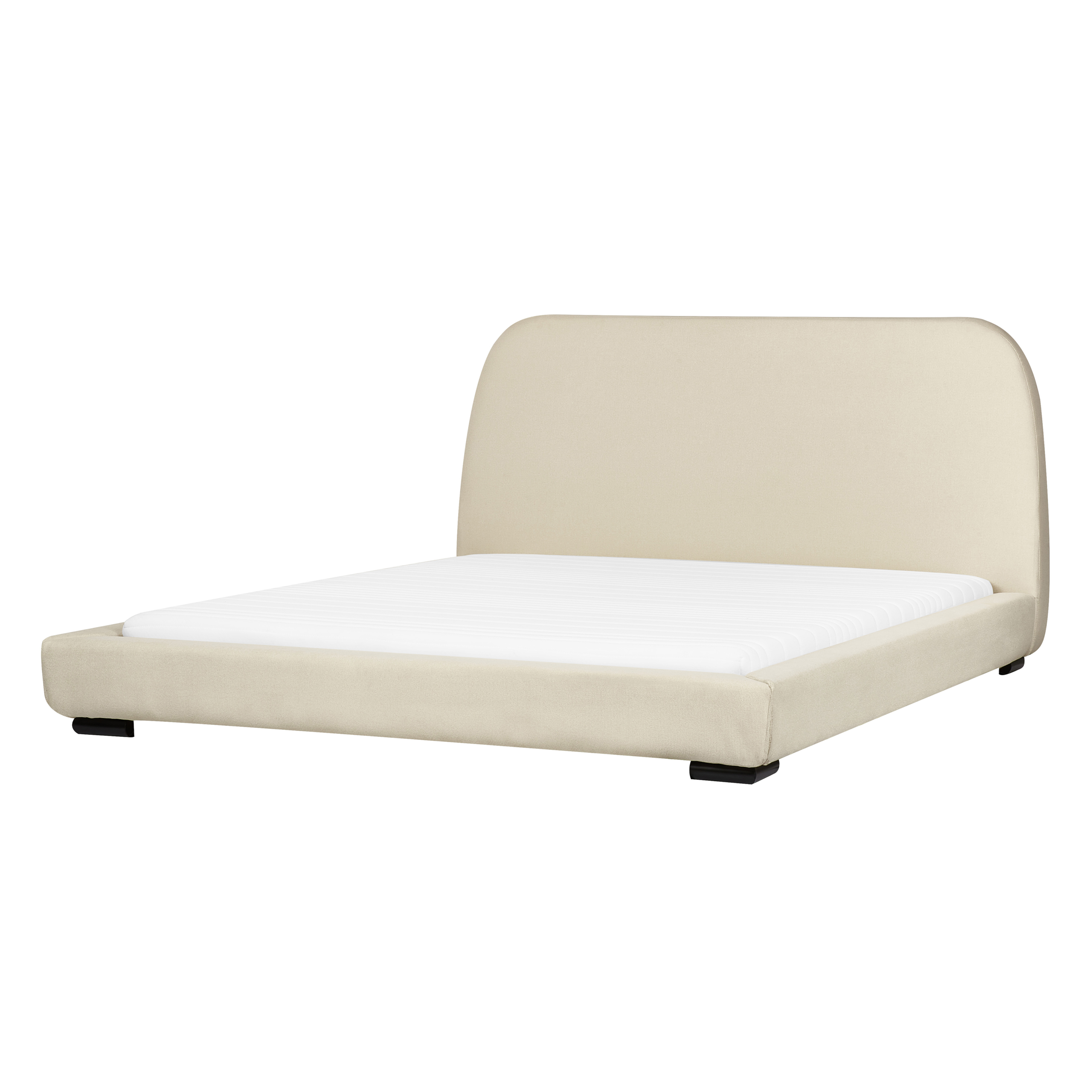 Säng med lamellram ROISEL 160 x 200 cm Beige