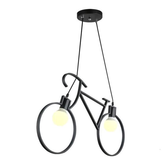 TOOLIGHT hängande taklampa APP216-2CP Svart 68x5x36cm