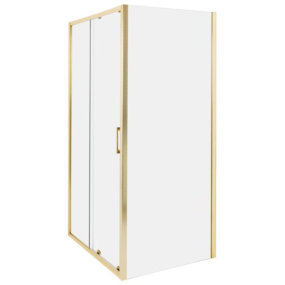 Duschväggar YORO 800 x 1000 x 1850 mm Guld
