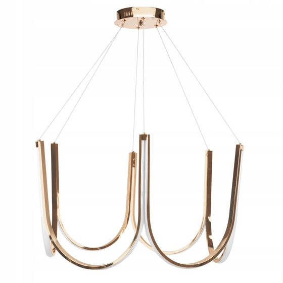 TOOLIGHT hängande taklampa APP1749-CP LED Guld 42x77x116cm