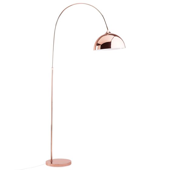 Golvlampa CANDELLA Metall Koppar