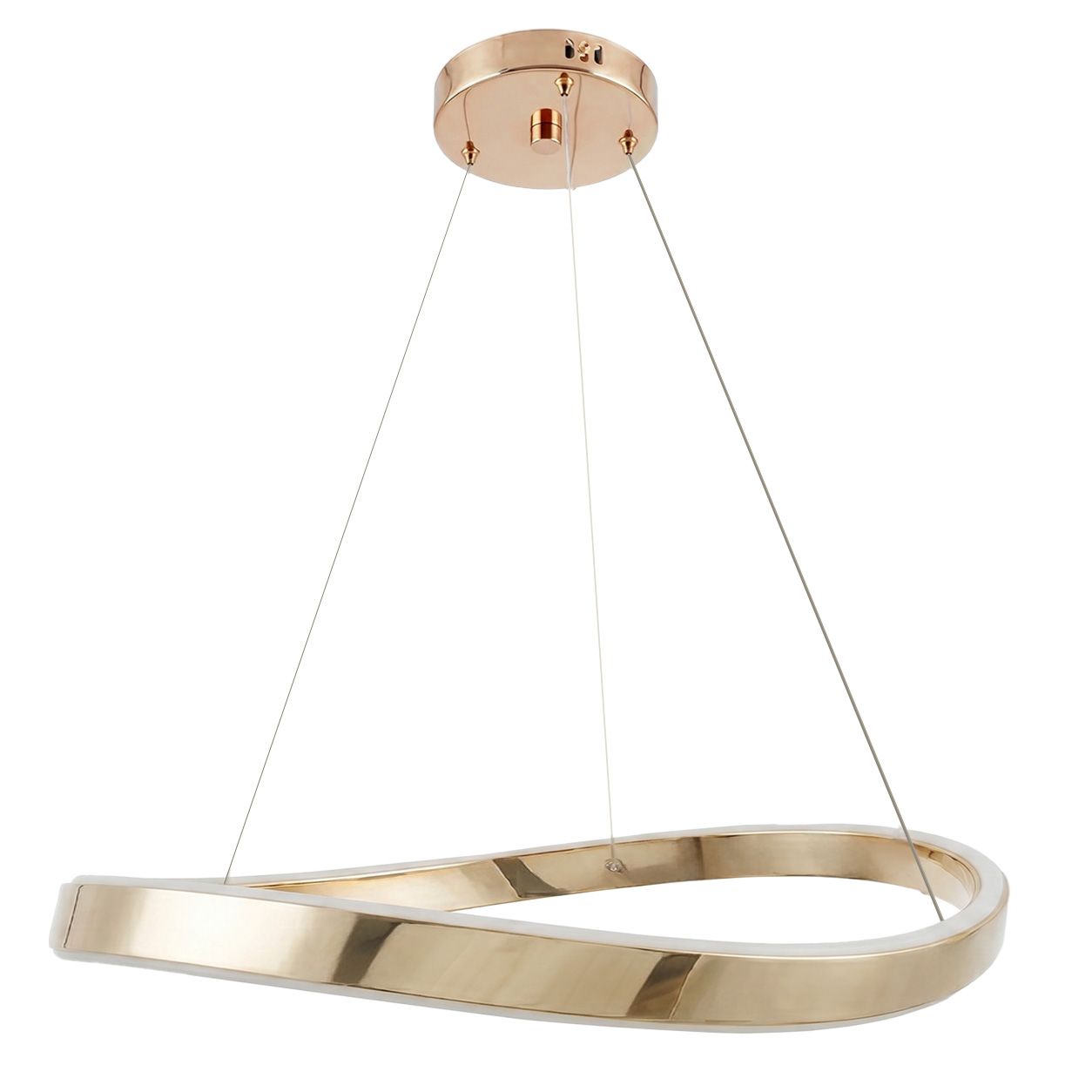 TOOLIGHT hängande taklampa SWE068-CP 80cm Guld 80x80x5cm