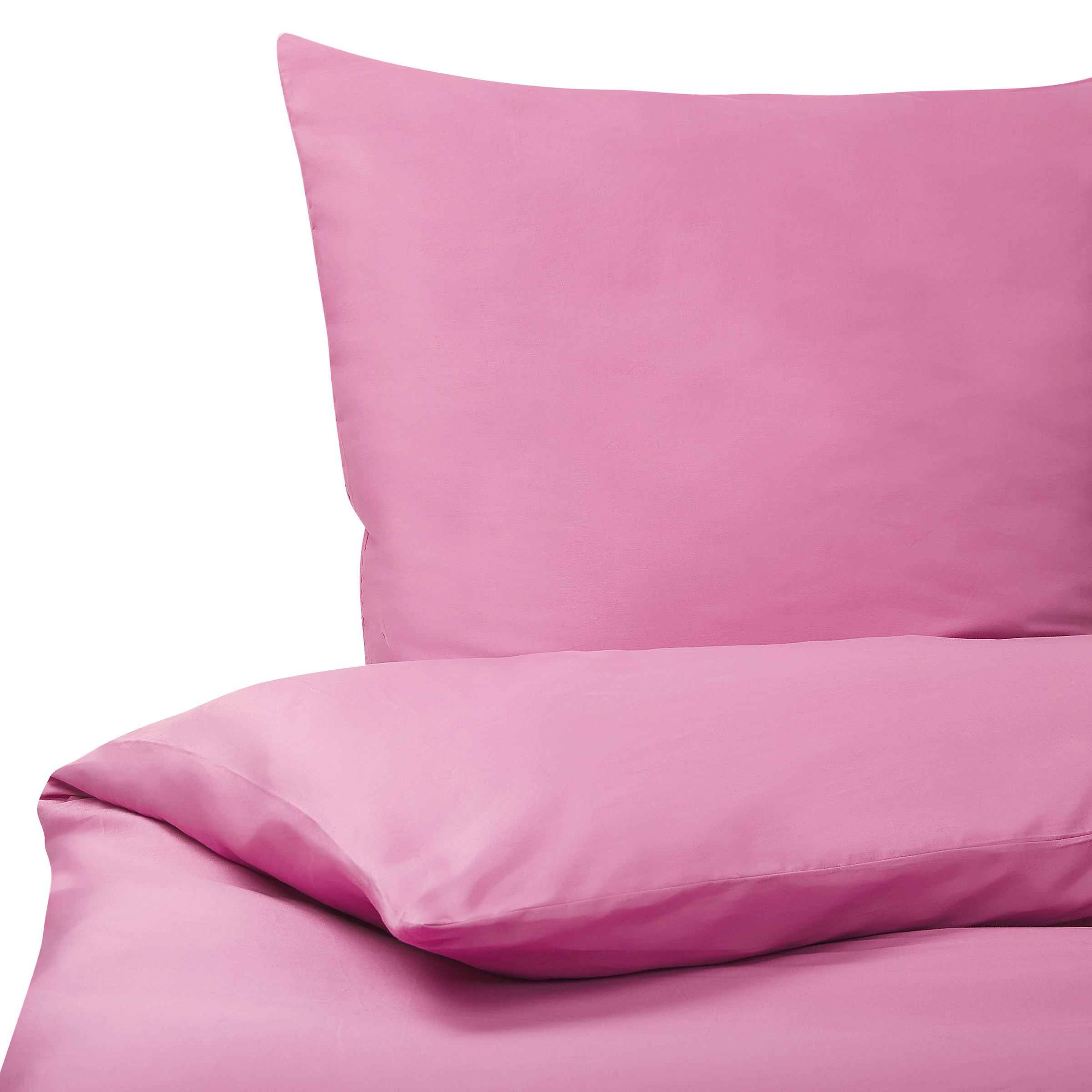 Påslakanset HARMONRIDGE 135 x 200 cm Bomullssatin Rosa