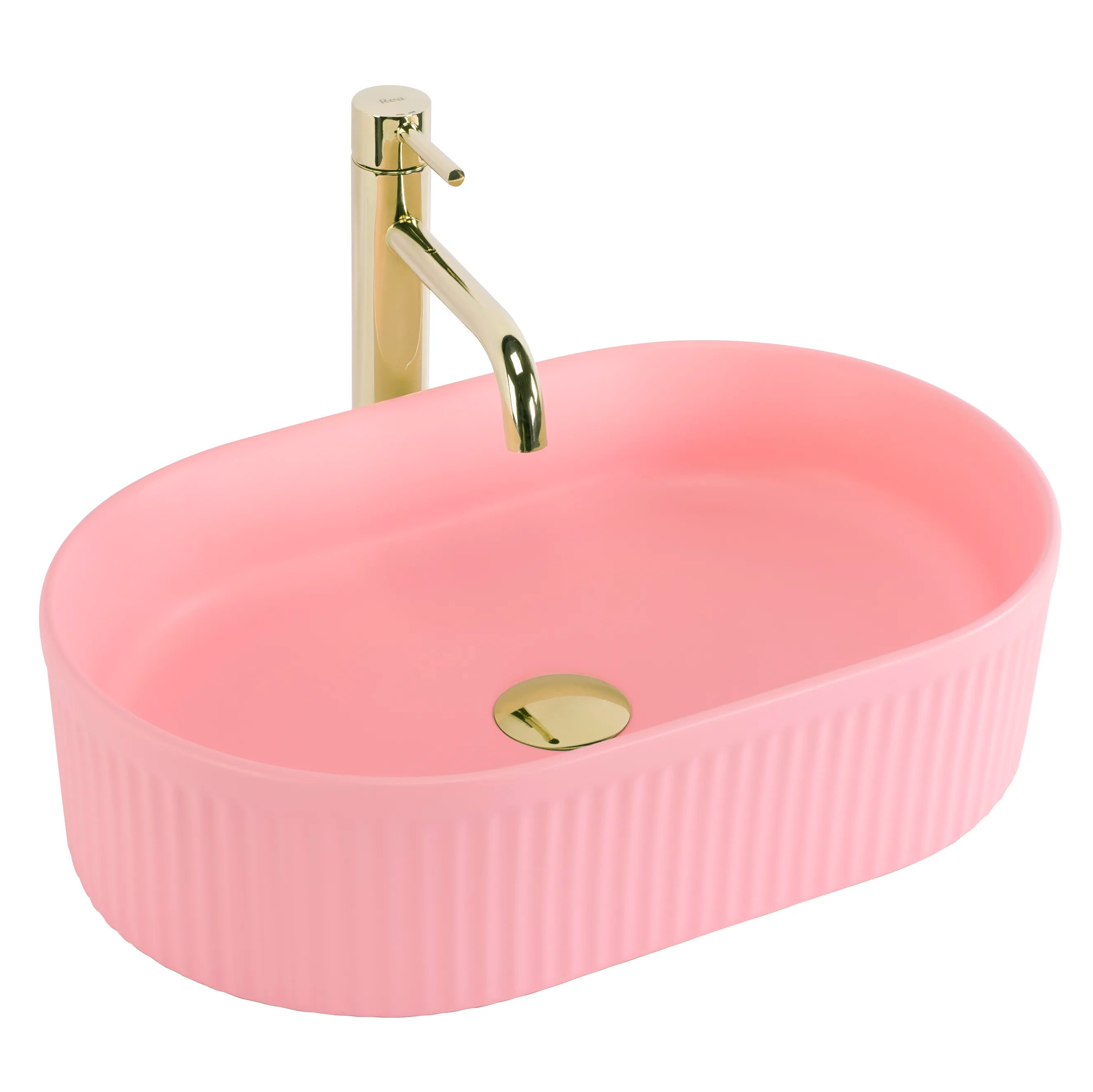 REA Bänkskål Vanda Bubble Gum Rosa, 50x31x13cm