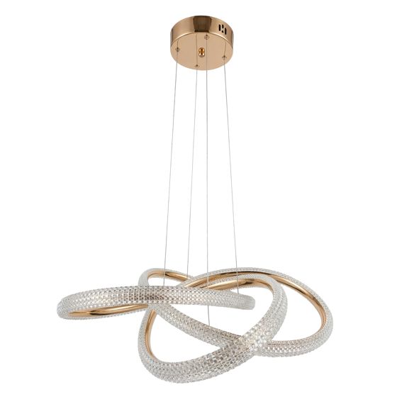 TOOLIGHT hängande taklampa G153-CP GOLD plafon Guld 85x60x60cm