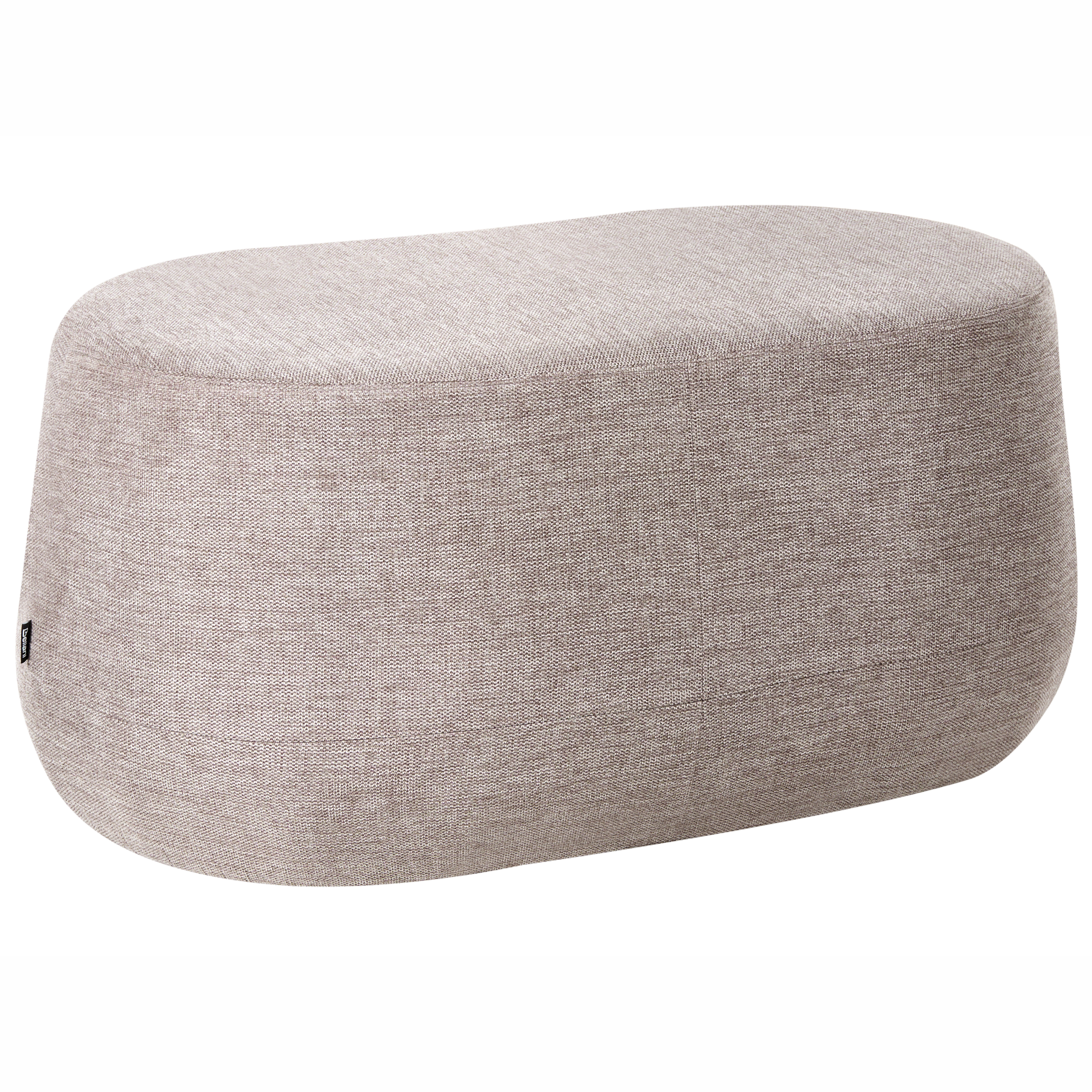 Klädd bänk ASHTON Taupe