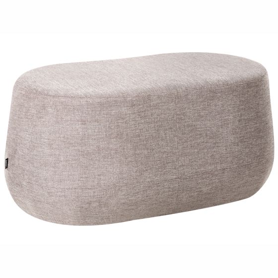 Klädd bänk ASHTON Taupe