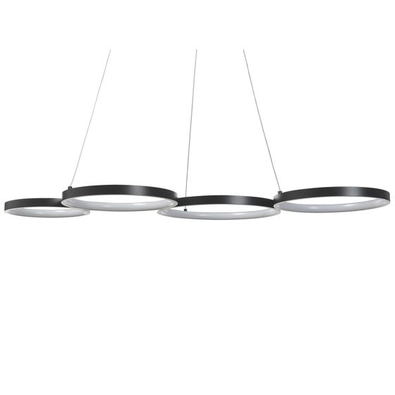 LED-pendellampa PIBOR Metall Svart