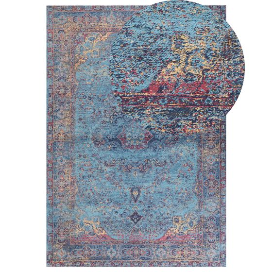 Matta KANSU Blå 160 x 230 cm Bomull