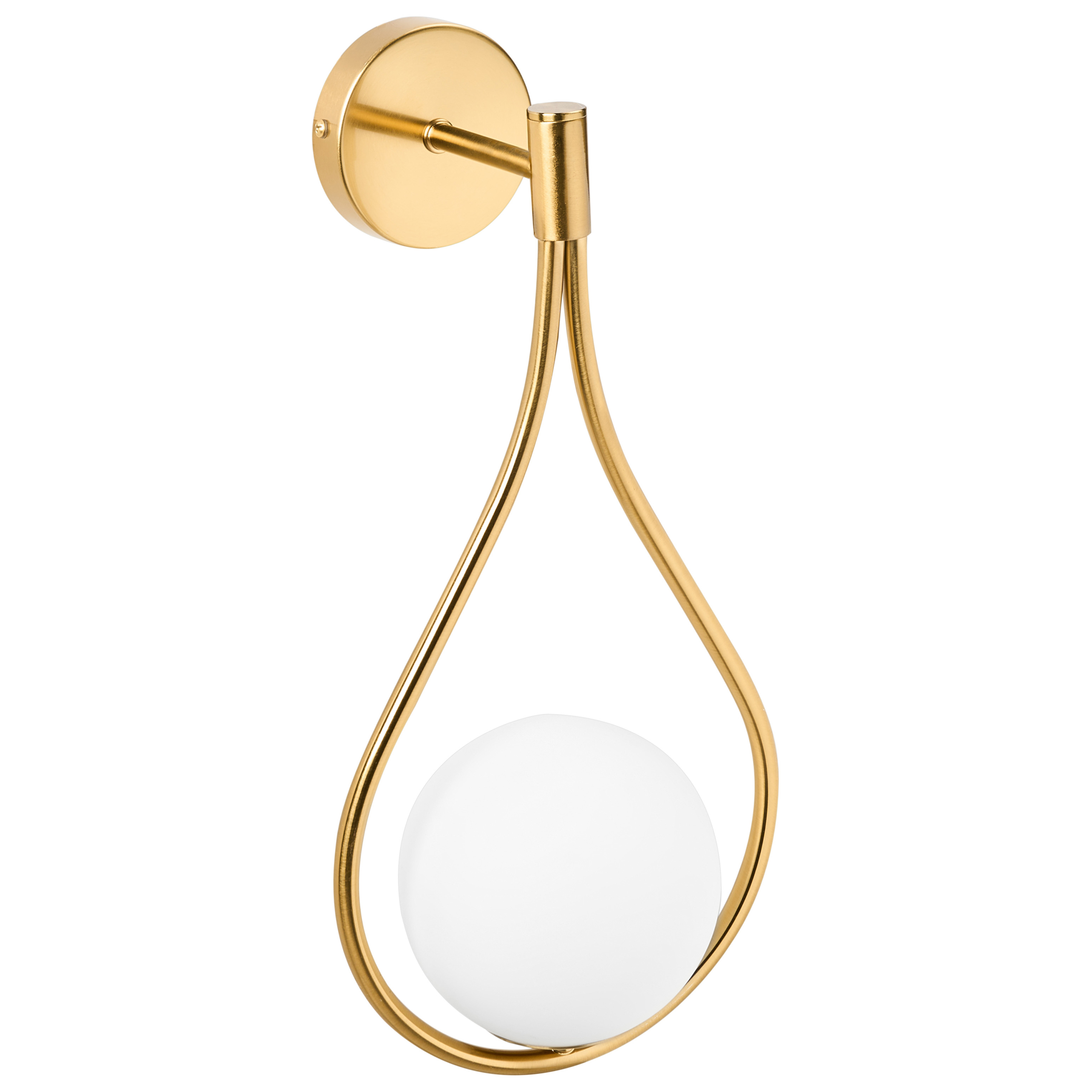 Vägglampa AUROUE Metall Guld