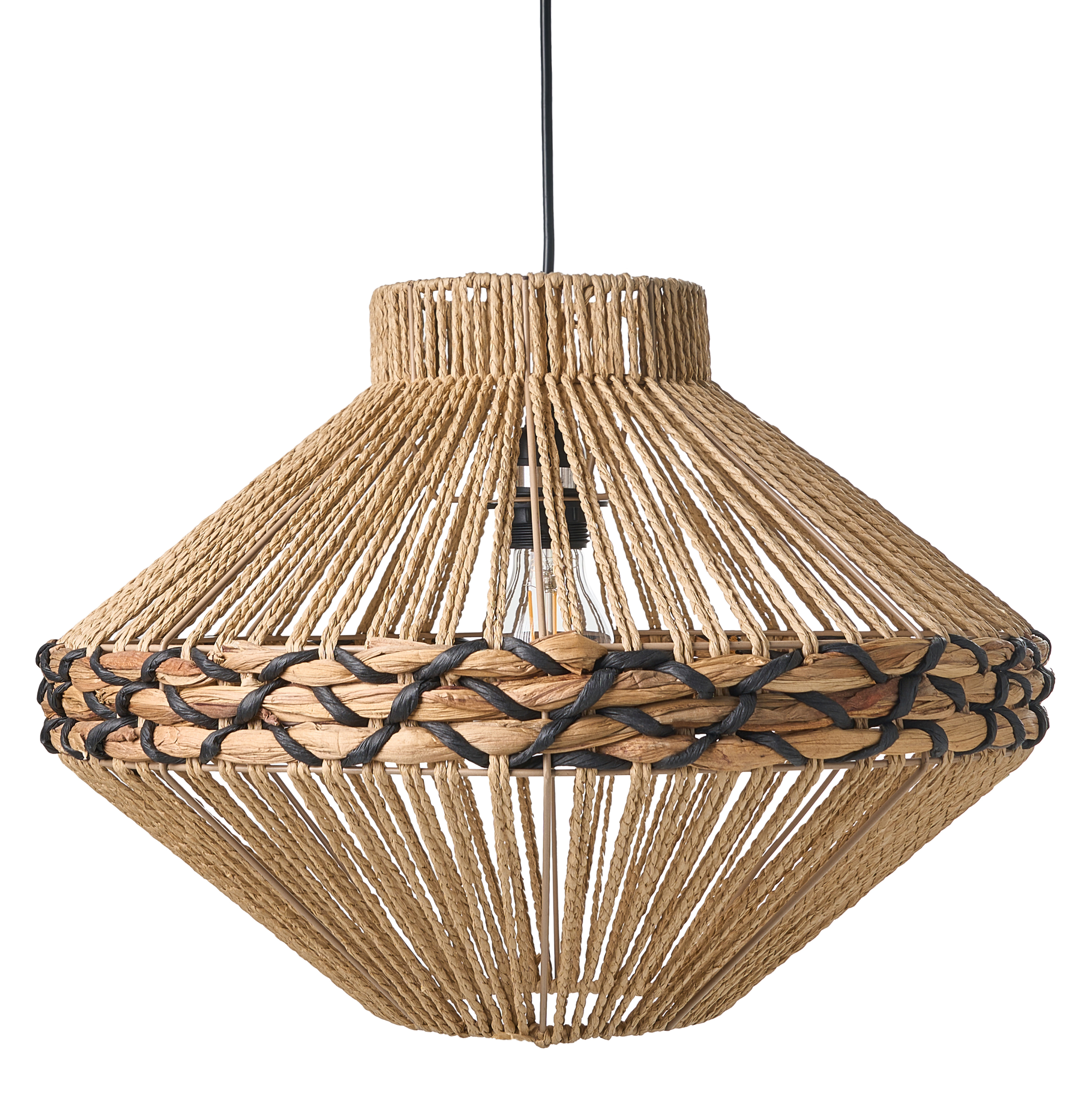 Pendellampa RABACCA Pappersrep Naturlig