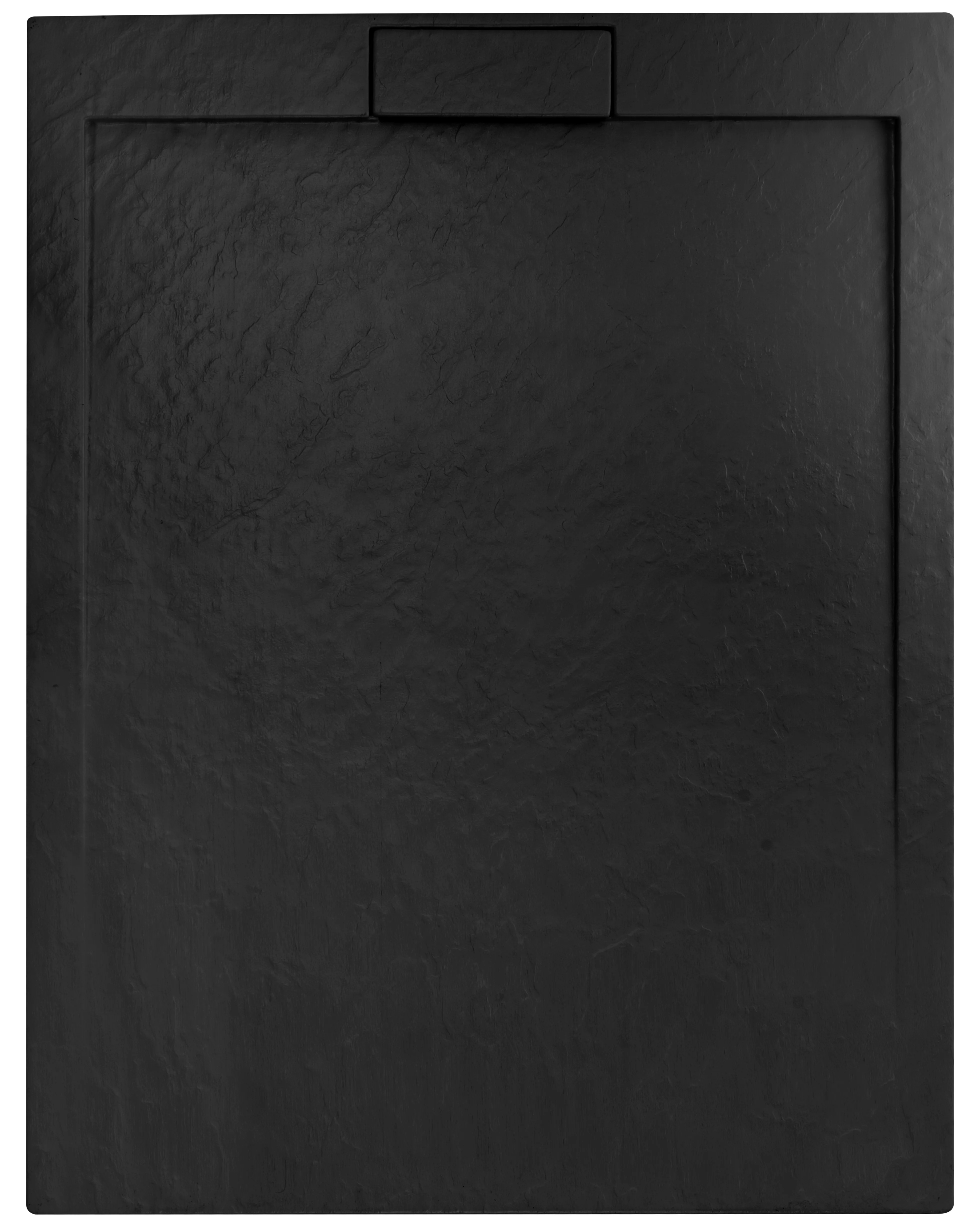 REA Duschkar GRAND 80x100 Svart, 100x80x3,5cm
