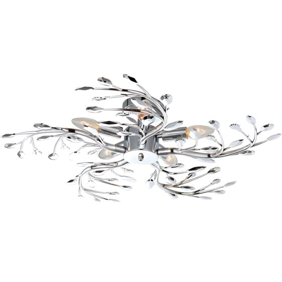 Toolight Taklampa EBT020-5C Krom 61,5x61,5x15cm