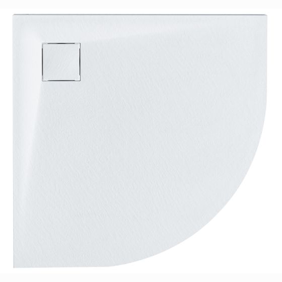 Duschkar PARON 90 x 90 x 3 cm Vit