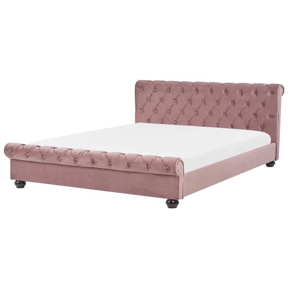 Vattensäng Sammet AVALLON 180 x 200 cm Rosa