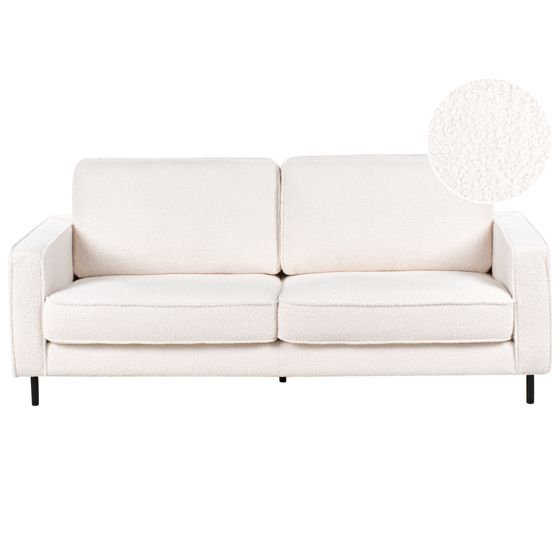 Soffa 3-sits SAVALEN Bouclé Vit