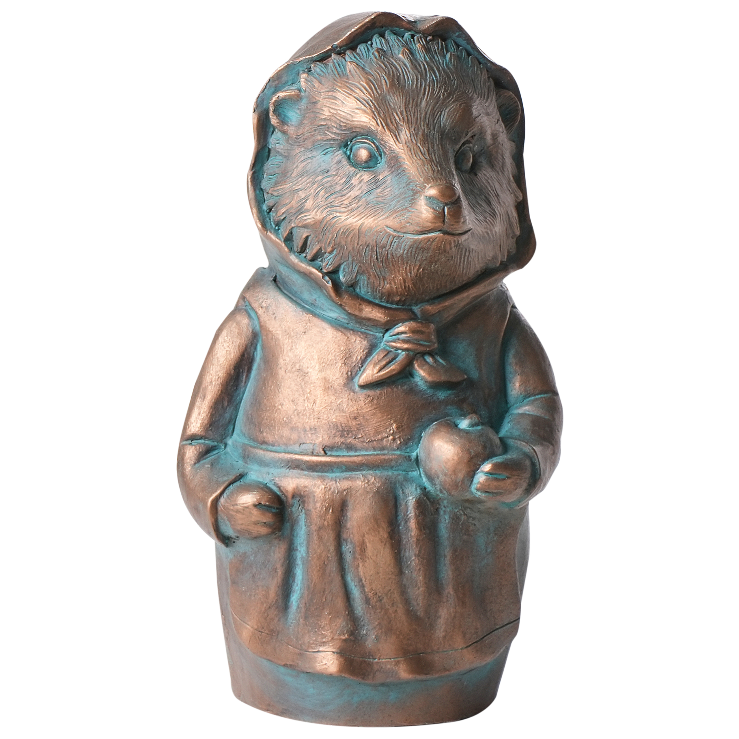 Trädgårdsfigur LOLA Igelkott Brun