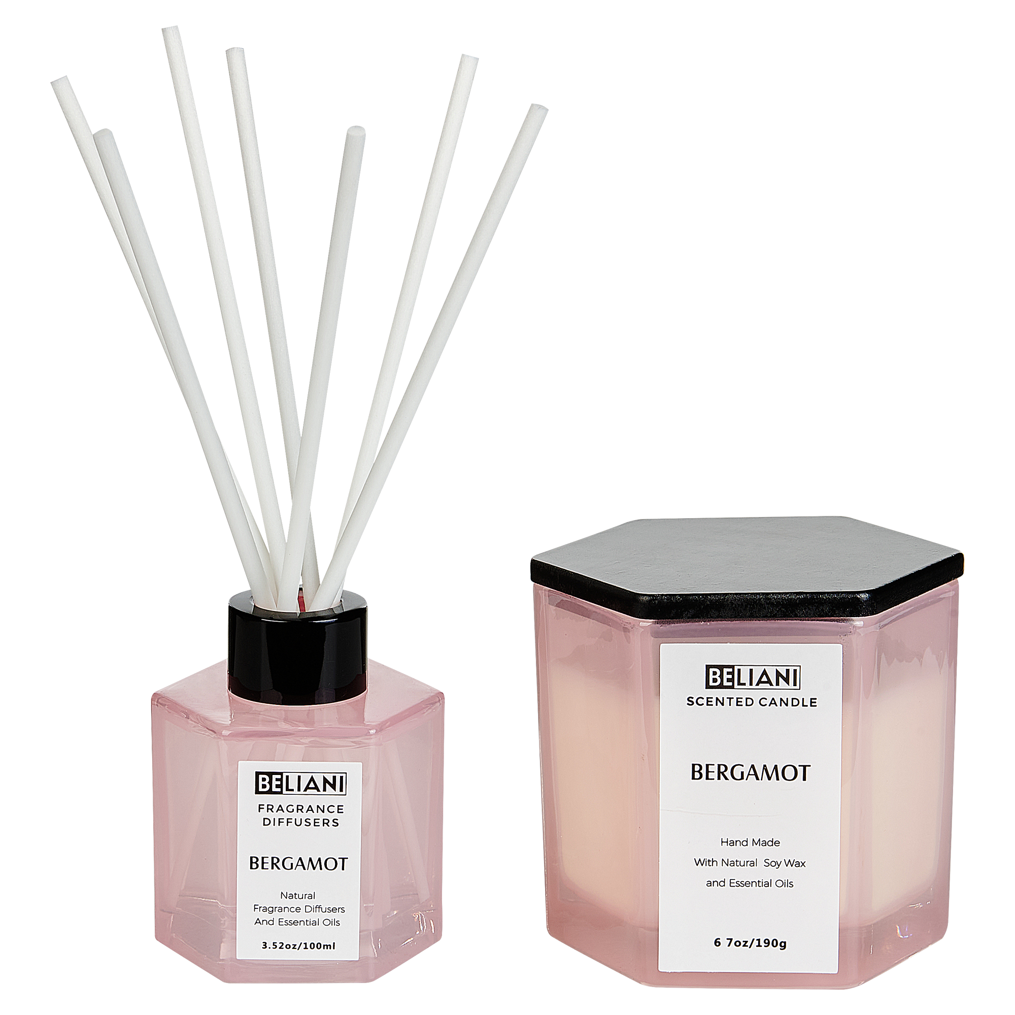 Doftljus med doftspridare CLASSY TINT Sojavax Fruktiga doftnoter